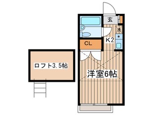 コーポルピナスの物件間取画像